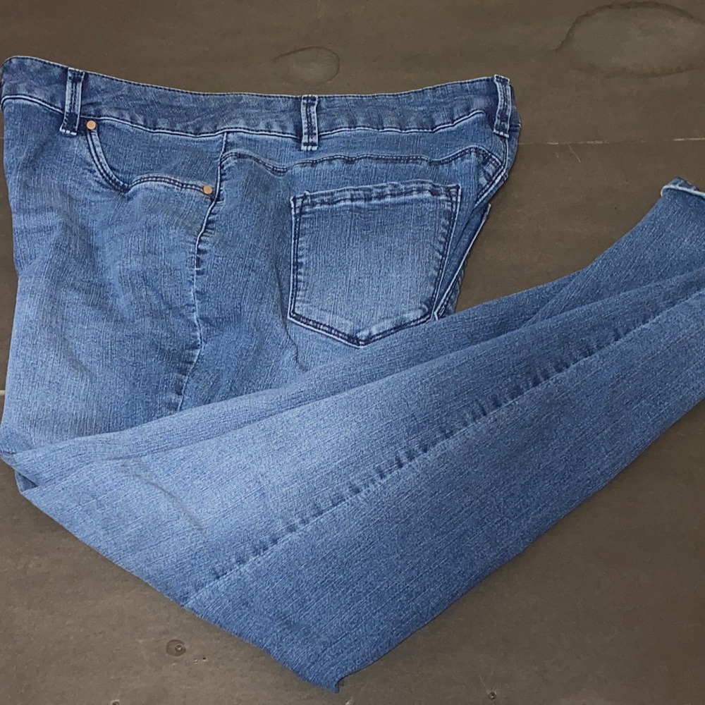 d. jeans Women's Size 16 Classic Blue Denim Jeggings